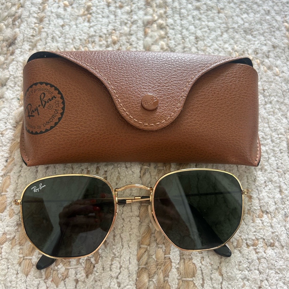 Ray-Ban Sunglasses- HEXAGONAL FLAT LENSES